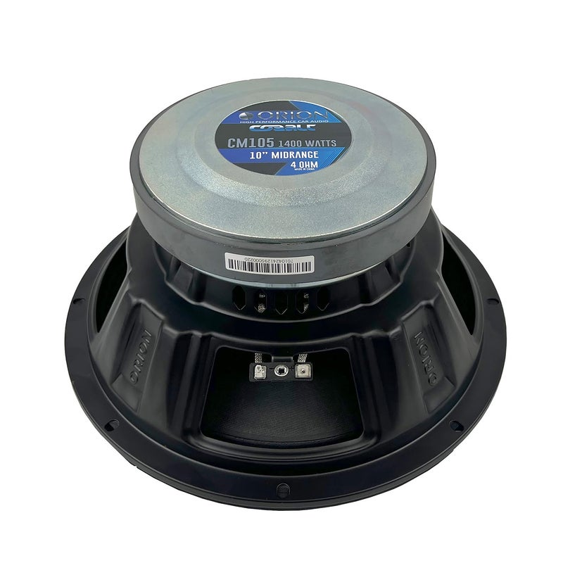 ORION Cobalt CM105 High Efficiency 10" Mid-Range Bullet Loudspeaker, 1400W Max Power, 350W RMS, 4 Ohm, 2" Voice Coil - Pro Car Audio Stereo, Midrange Speaker (Single) - Image 5
